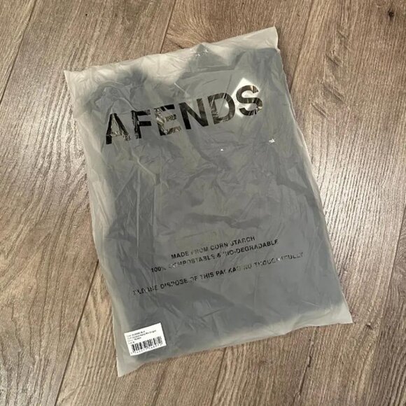 BNWT Afends - Dalston - Women's Hemp Ribbed Black Tank Top - Picture 6 of 6